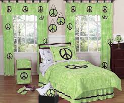 lime groovy peace sign tie dye children
