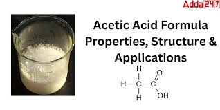 Acetic Acid Formula Structure Uses