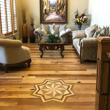 crescent wood medallion floor