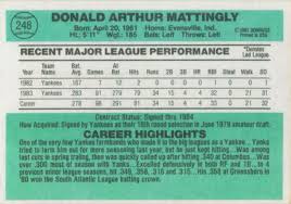 We do not factor unsold items into our prices. Don Mattingly Rookie Cards The Ultimate Collector S Guide Old Sports Cards