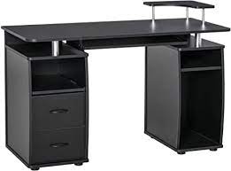 Chests feature low turned bun feet and moulding tops. Homcom Computer Desk Corner Desk Office Table Pc Desk 3 Colours Amazon De Kuche Haushalt