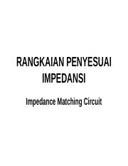 We did not find results for: Rangkaian Penyesuai Impedansi 1 Pptx Rangkaian Penyesuai Impedansi Impedance Matching Circuit Rangkaian Penyesuai Impedansi Impedance Matching Course Hero