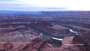 Dead horse point is located at the end of a mesa 2,000 feet above the colorado river, on the edge of canyonlands national park. Dead Horse Point State Park Camping Everything You Need To Know Family Travel Fever