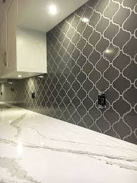 Arabesque Tile Backsplash Kitchen