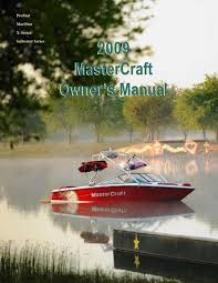2009 Mastercraft Owner S Manual 2009