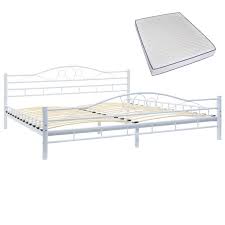 fabric bed frame memory foam mattress