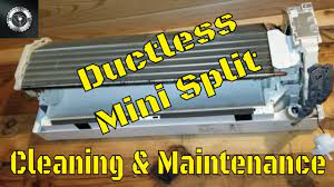 ductless mini split cleaning and