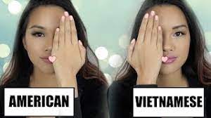american vs vietnamese makeup tutorial