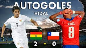 Share on facebook share on twitter share on google plus. Bolivia 2 0 Chile Autogoles De Arturo Vidal Eliminatorias Rusia 2018 Parodia Youtube