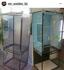 Tempered Glass Front Bird Cage I