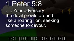 Image result for 1Peter 5: 8