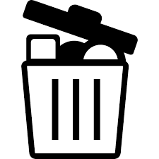 Full Trash Bin icon PNG and SVG Vector Free Download