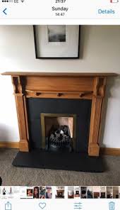 Getting this job done doesn't need the assistance this can be done by placing some painters tape around the edges of the stone, in order to prevent the paint from getting over the edges and staining. Fireplace Painted In Chalk Paint Houzz Uk