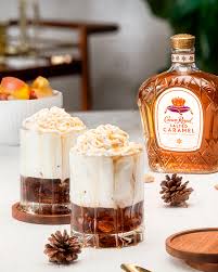 Sip it hot or cold, and better yet, with a friend! Salted Caramel White Russian Whisky Cocktail Recipe Crown Royal