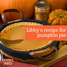 libby s recipe for pumpkin pie cooksinfo