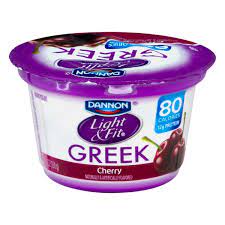 dannon light fit greek yogurt cherry