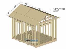 12x10 Garden Shed Plans Build Blueprint