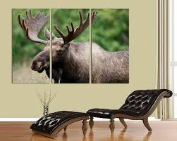 Moose Wall Art Moose Canvas Moose