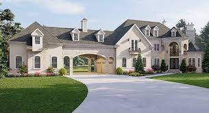 Grand House Plan With Porte Cochere 9650