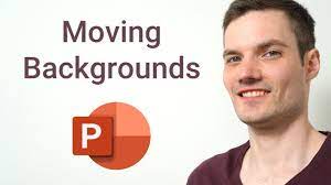 make powerpoint moving background