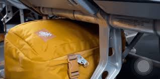 What size bag will fit under an airplane seat?
