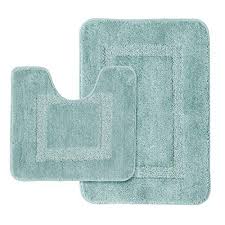 turquoize bathroom microfiber bath rugs