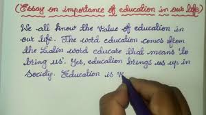 In conclusion, introducing music in the sooner stages of schooling brings in lots of benefits. Essay On Importance Of Education In In English Importance Of Education Essay In 50 Words Youtube