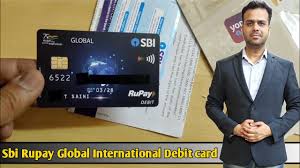 sbi rupay global debit card sbi