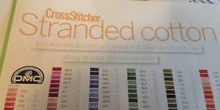 Dmc Anchor Stranded Cotton Colour Chart List For Cross