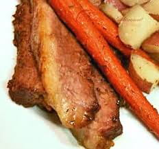 slow cooked oven baked beef brisket