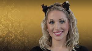 leopard costume eye makeup tutorial for