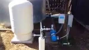 well pump to booster pump configuration
