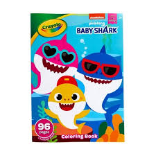 Creating the best free coloring pages on the internet. Crayola 96pg Pinkfong Baby Shark Coloring Book With Sticker Sheet Target