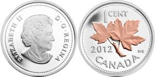 Image result for canadian penny 2012