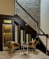 Glass wine storage under stairs. 20 Eye Catching Under Stairs Wine Storage Ideas