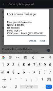 Disabling auto call makes accidental sos calls less likely. How To Add Emergency Info To Your Phone S Lock Screen Pcmag