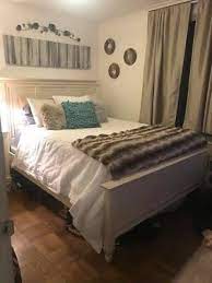 It's your chance to create a boho oasis, a french country getaway, or even a minimalist escape, if that's what you want. Queen 4 Piece Bedroom Set Excellent Condition Raymour Flanigan Used 2 Yrs Ebay