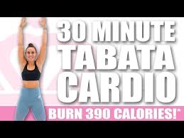 30 minute cardio tabata style burn