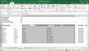 a pivot table in microsft excel