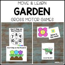 garden move learn gross motor games