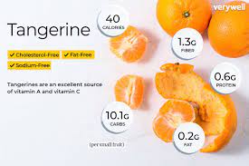 tangerine nutrition facts and health