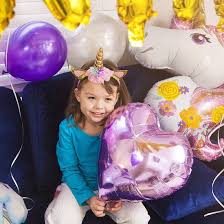bol.com | Eenhoorn feestversiering met fotoprops en folie ballonnen (82  st.) - verjaardag...