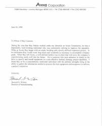 immigration recommendation letter program format AtWill Pubs Letter