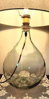 Table Lamp Base Glass Bottle