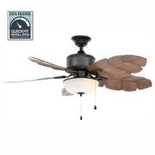 natural iron ceiling fan with light kit