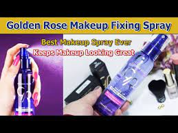 golden rose makeup fixing spray
