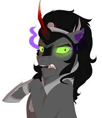 116812 - safe, artist:evehly, derpibooru import, king sombra, pony,  unicorn, disappointed, disapproval, disgusted, i've seen some shit, looking  at something, raised hoof, solo, sombra eyes - Ponybooru