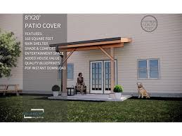 Patio Cover Plans 8x20 For Diy