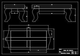 Coffee Table Dwg Block For Autocad