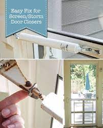 Easy Fix For A Screen Storm Door Closer